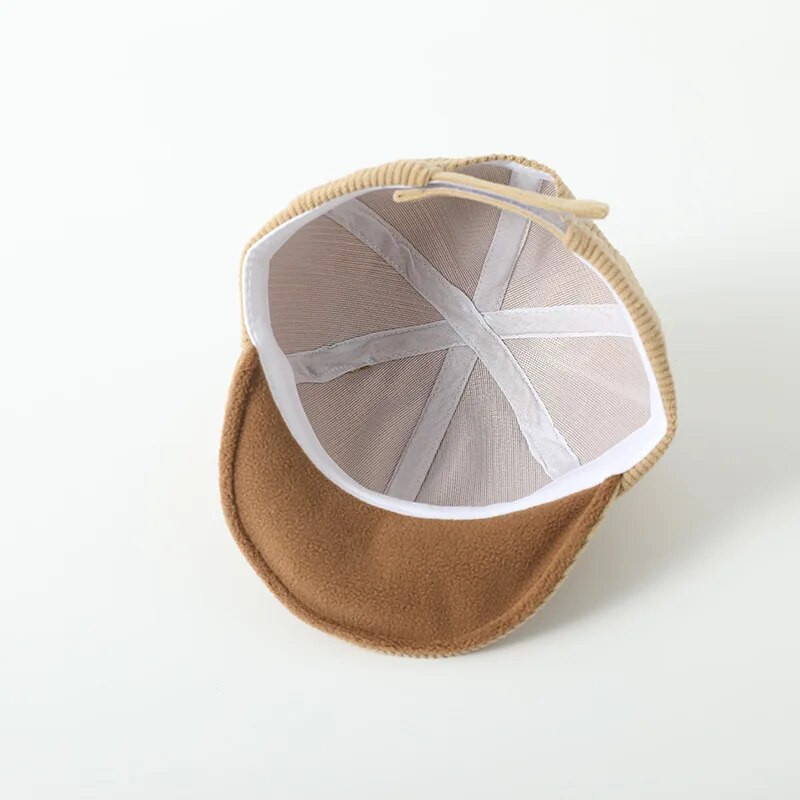 Karikatūra Bear Baby Cepure Korejas stila Rudens Ziemas Mīksta Cepurīte Jaundzimušajiem Zēniem un Meitenēm Bērnu Aksesuāri