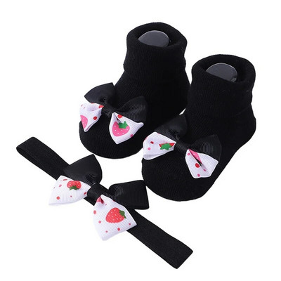 Beebitüdrukute peapaelad sokid 2 tk/komplekt Sweet Cute Bow vastsündinu peapael Elasitc juuksepaelad juukseaksessuaarid jõulukink