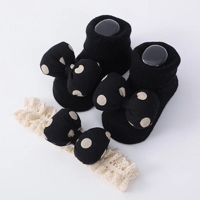 Beebitüdrukute peapaelad sokid 2 tk/komplekt Sweet Cute Bow vastsündinu peapael Elasitc juuksepaelad juukseaksessuaarid jõulukink