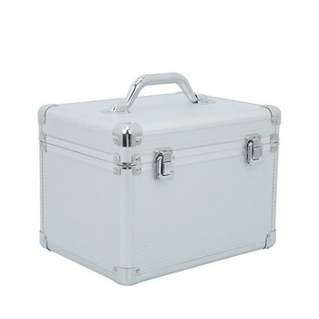 270x200x200 мм алуминиева кутия за инструменти Преносима кутия за инструменти Калъф за съхранение с гъбена подплата Ръчна удароустойчива кутия за инструменти