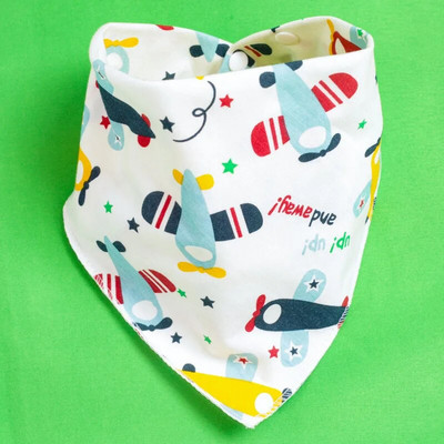 2022 Nou 0-3Y Bumbac Snap Copii Bavete Triunghi Eșarfă Lucruri pentru bebeluși Accesorii pentru nou-născut Moale Desene Animat Sugar Băiat Fete Salivere