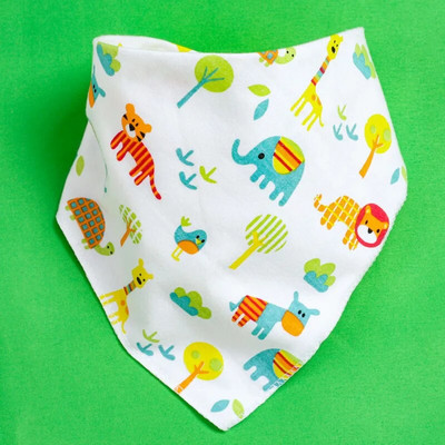 2022 Nou 0-3Y Bumbac Snap Copii Bavete Triunghi Eșarfă Lucruri pentru bebeluși Accesorii pentru nou-născut Moale Desene Animat Sugar Băiat Fete Salivere