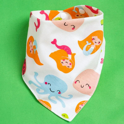 2022 Nou 0-3Y Bumbac Snap Copii Bavete Triunghi Eșarfă Lucruri pentru bebeluși Accesorii pentru nou-născut Moale Desene Animat Sugar Băiat Fete Salivere