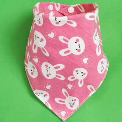 2022 Nou 0-3Y Bumbac Snap Copii Bavete Triunghi Eșarfă Lucruri pentru bebeluși Accesorii pentru nou-născut Moale Desene Animat Sugar Băiat Fete Salivere