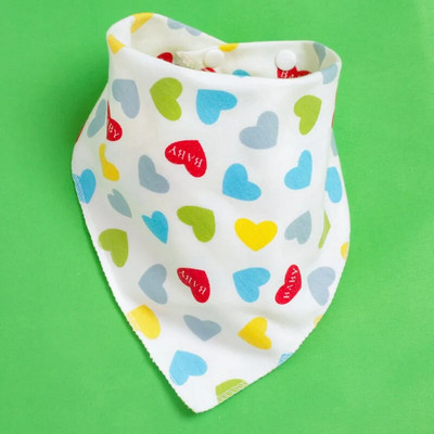 2022 Nou 0-3Y Bumbac Snap Copii Bavete Triunghi Eșarfă Lucruri pentru bebeluși Accesorii pentru nou-născut Moale Desene Animat Sugar Băiat Fete Salivere