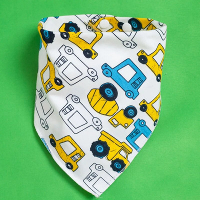 2022 Nou 0-3Y Bumbac Snap Copii Bavete Triunghi Eșarfă Lucruri pentru bebeluși Accesorii pentru nou-născut Moale Desene Animat Sugar Băiat Fete Salivere