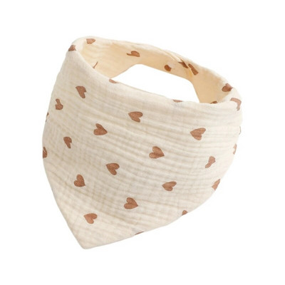 Бебешки лигавници Бандана Лигавник от муселин Лигавник за бебета 0-1 години Бебешки никнещи зъбки Успокояваща кърпа Високо абсорбиращ стилен лигавник с цветя Dropship