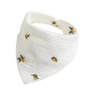 Бебешки лигавници Бандана Лигавник от муселин Лигавник за бебета 0-1 години Бебешки никнещи зъбки Успокояваща кърпа Високо абсорбиращ стилен лигавник с цветя Dropship