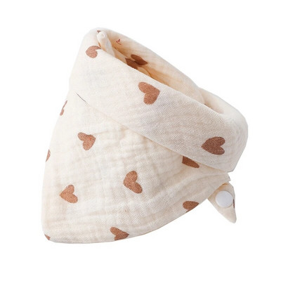Бебешки лигавници Бандана Лигавник от муселин Лигавник за бебета 0-1 години Бебешки никнещи зъбки Успокояваща кърпа Високо абсорбиращ стилен лигавник с цветя Dropship