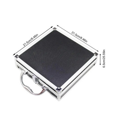 Φορητή εργαλειοθήκη Κουτί οργάνωσης βαλίτσας από κράμα αλουμινίου πολλαπλών λειτουργιών με εσωτερικό σφουγγάρι για παιχνίδια Εργαλεία Οργάνωση και προστασία