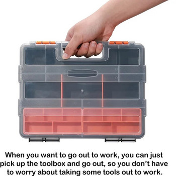 Πλαστική εργαλειοθήκη Εργαλεία Organizer Υλικό & Αξεσουάρ Ατζέντα Θήκη Small Parts Box Πλαστική ανθεκτική θήκη αποθήκευσης