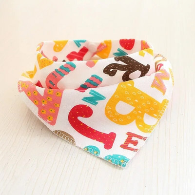 Σαλιάρες για μωρά Υψηλής ποιότητας Τρίγωνο Διπλό Στρώμα Βαμβακερό καρτούν Ζώο εκτύπωσης Baby Bandana Σαλιάρες Ρέψιμο Πανί Βρεφικά πράγματα