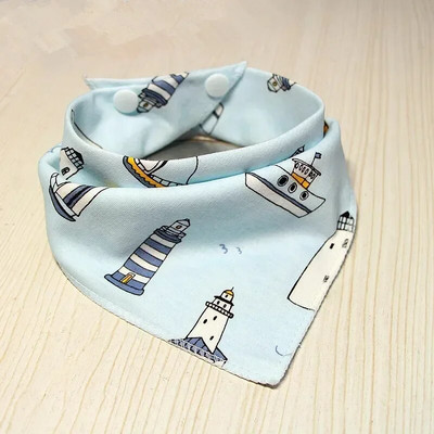 Σαλιάρες για μωρά Υψηλής ποιότητας Τρίγωνο Διπλό Στρώμα Βαμβακερό καρτούν Ζώο εκτύπωσης Baby Bandana Σαλιάρες Ρέψιμο Πανί Βρεφικά πράγματα