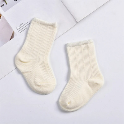 Sügistalvised Beebi puuvillased sokid Paksevad Soojad Vastsündinu Poisile Tüdrukutele Põrandasokid Imikutele Mittelibisevad Terry sokid Poistele Tüdrukutele 1 paar