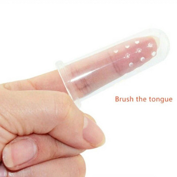 Baby Finger Toothbrush Silicone Teether Toothbrush+Box Teeth Clear Soft Silicone Toothbrush Rubber Cleaning Baby items