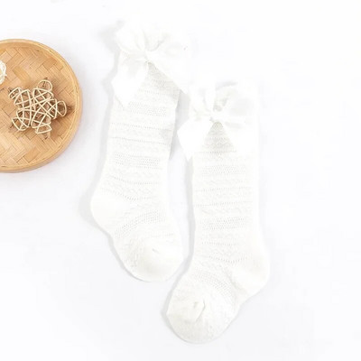 Lastele Tüdrukutele Kuninglikus stiilis vööri põlvega võrksokid. Beebi väikelaste torusokid. Kid Hollow Out Sock Sox 0-3Y