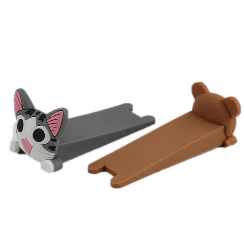 Νέο χαριτωμένο κινούμενο σχέδιο σιλικόνης Pop Door Creative Door Stop Baby Safety Protection Hot Buy Stopper Wedge Door Jam Baffle Home Εργαλείο