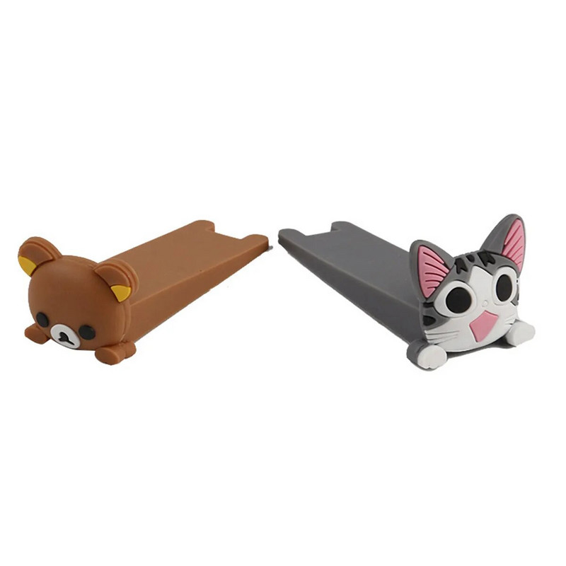 Νέο χαριτωμένο κινούμενο σχέδιο σιλικόνης Pop Door Creative Door Stop Baby Safety Protection Hot Buy Stopper Wedge Door Jam Baffle Home Εργαλείο