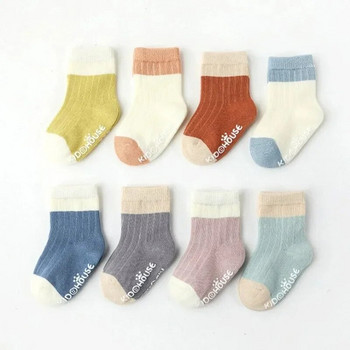 Βρεφικές κάλτσες Φθινοπωρινές και Χειμερινές Βαμβακερές Νεογέννητα Αγόρια και Κορίτσια Χαλαρές Κάλτσες Κόλλα Αντιολισθητικές Κάλτσες Νεογέννητου για 0-36 Μηνών