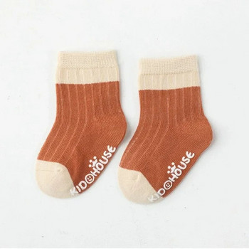 Βρεφικές κάλτσες Φθινοπωρινές και Χειμερινές Βαμβακερές Νεογέννητα Αγόρια και Κορίτσια Χαλαρές Κάλτσες Κόλλα Αντιολισθητικές Κάλτσες Νεογέννητου για 0-36 Μηνών