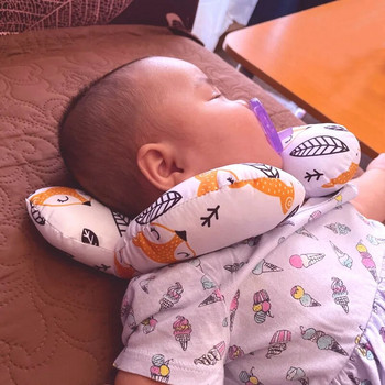Гореща бебешка възглавница Защитна пътна седалка за кола Възглавници за опора на главата за новородени деца U-образна облегалка за глава Възглавница за малко дете 0-3 години