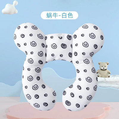 Ζεστό μωρό Μαξιλάρι Προστατευτικό Ταξιδιωτικό Κάθισμα αυτοκινήτου Κεφαλή Μαξιλάρια Στήριξης Λαιμού Νεογέννητα Παιδιά Σχήμα U Προσκέφαλο Μαξιλάρι για νήπια 0-3 ετών