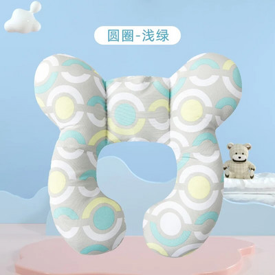 Ζεστό μωρό Μαξιλάρι Προστατευτικό Ταξιδιωτικό Κάθισμα αυτοκινήτου Κεφαλή Μαξιλάρια Στήριξης Λαιμού Νεογέννητα Παιδιά Σχήμα U Προσκέφαλο Μαξιλάρι για νήπια 0-3 ετών