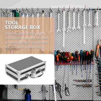 Метална кутия за инструменти Многофункционални инструменти Кутия Организатори Съхранение Преносими контейнери Дръжка за носене