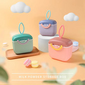 1 τεμ. Κιβώτιο γάλακτος σε σκόνη Baby Travel Φορητό κουτί αποθήκευσης τροφίμων Απλή καραμέλα με διπλό δακτύλιο ασφαλείας Σφραγισμένο Milk Powder Can No Bpa