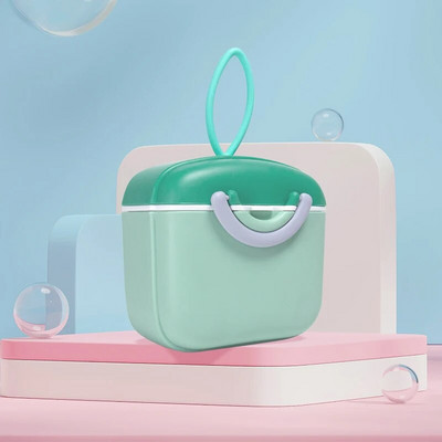 1 τεμ. Κιβώτιο γάλακτος σε σκόνη Baby Travel Φορητό κουτί αποθήκευσης τροφίμων Απλή καραμέλα με διπλό δακτύλιο ασφαλείας Σφραγισμένο Milk Powder Can No Bpa