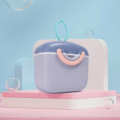 1 τεμ. Κιβώτιο γάλακτος σε σκόνη Baby Travel Φορητό κουτί αποθήκευσης τροφίμων Απλή καραμέλα με διπλό δακτύλιο ασφαλείας Σφραγισμένο Milk Powder Can No Bpa