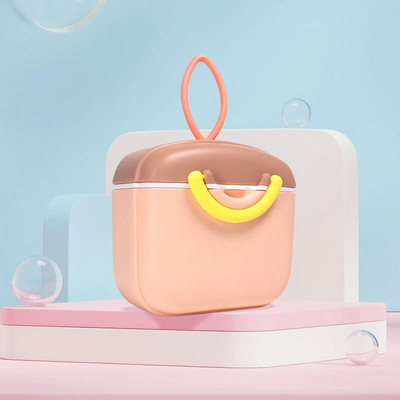 1 τεμ. Κιβώτιο γάλακτος σε σκόνη Baby Travel Φορητό κουτί αποθήκευσης τροφίμων Απλή καραμέλα με διπλό δακτύλιο ασφαλείας Σφραγισμένο Milk Powder Can No Bpa