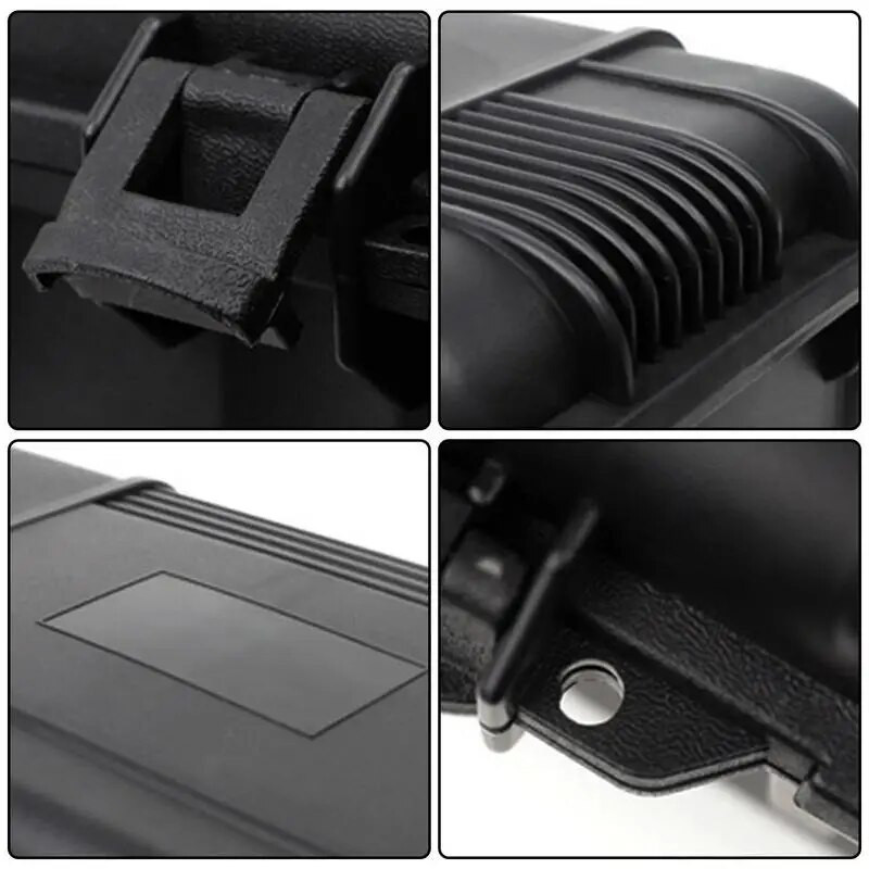Drošības aizsargs Hardware Tool Box Triecienizturīgs Triecienizturīgs Ūdensnecaurlaidīgs Cietā Pārnēsāšanas Soma organizators ar Sūkļa uzglabāšanas Kastīti