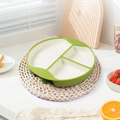 1 τεμ. Πιάτο τροφοδοσίας μωρού Επιτραπέζιο σκεύος σιλικόνης για παιδιά Προπόνηση για νήπια Αξεσουάρ προπόνησης διατροφής Bpa Δωρεάν