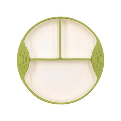 1 τεμ. Πιάτο τροφοδοσίας μωρού Επιτραπέζιο σκεύος σιλικόνης για παιδιά Προπόνηση για νήπια Αξεσουάρ προπόνησης διατροφής Bpa Δωρεάν