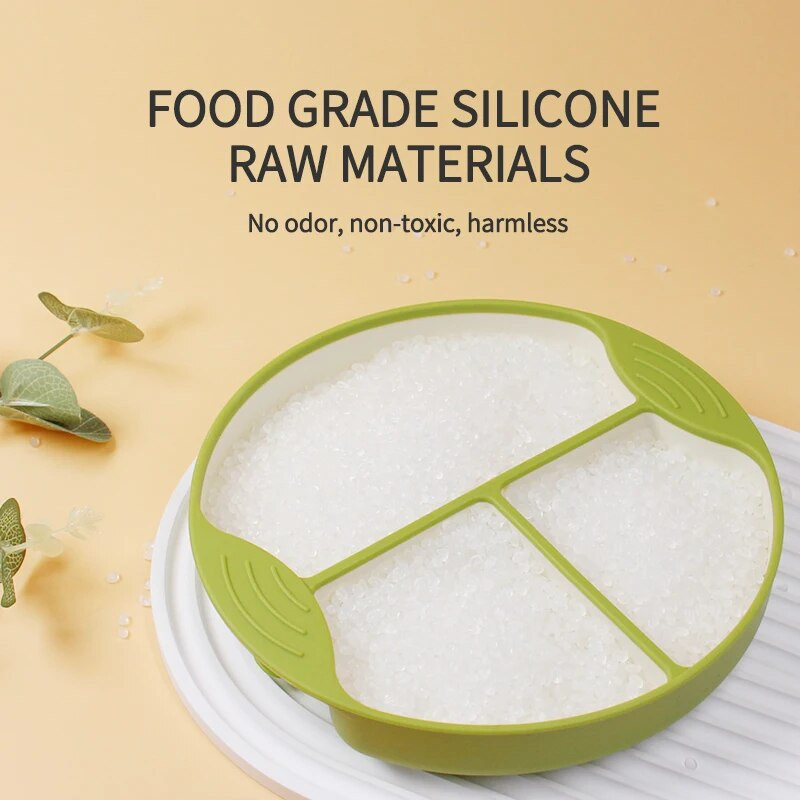 1 τεμ. Πιάτο τροφοδοσίας μωρού Επιτραπέζιο σκεύος σιλικόνης για παιδιά Προπόνηση για νήπια Αξεσουάρ προπόνησης διατροφής Bpa Δωρεάν