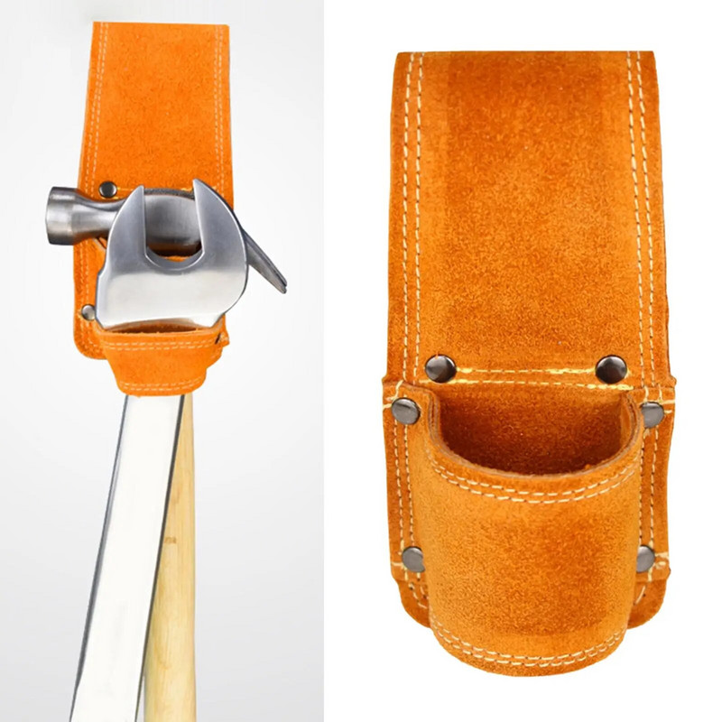 PU Δερμάτινη θήκη σφυριού Organizer Γαλλικό κλειδί αποθήκευσης ράφι θηλιά τσέπη Θήκη σφυρί θήκη εργαλειοθήκη Ζώνη εργαλείων για ξυλουργική