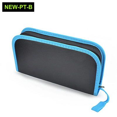 NEWACALOX riistvara parandamise tööriistakott Kaasaskantav majapidamises kasutatav elektriline jootekolb tööriistakott Multifunktsionaalne PU-nahast tõmblukuga tööriistakott