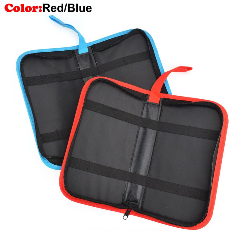 NEWACALOX riistvara parandamise tööriistakott Kaasaskantav majapidamises kasutatav elektriline jootekolb tööriistakott Multifunktsionaalne PU-nahast tõmblukuga tööriistakott