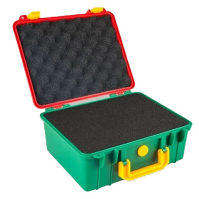 2023 tööriistakast 280x240x130mm ohutusriist ABS plastist hoiuseadmete tööriistakohver välimine kohver, tööriistakasti sees vahtplast