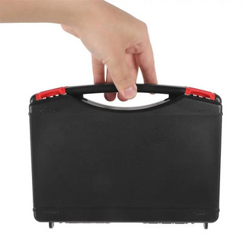 Кутия за тежки инструменти Малък твърд калъф с пенопластмаса Кутия за съхранение на ръчни инструменти Контейнер Органайзер за механични инструменти