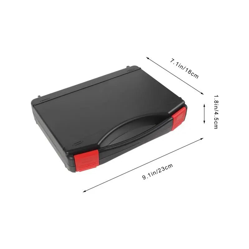 Tugeva tööjõuga tööriistakast Väike kõva ümbris vahtplastist käeshoitava tööriista hoiukastiga konteineri mehaanika tööriistade korraldaja