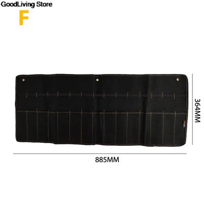 Θήκη μεταφοράς σμίλη 6 μεγεθών Καμβάς θήκη για ρολό με κλειδί Θήκη με 4 τσέπες Organizer για σφυριά μαχαιριών Gouges Carpenter