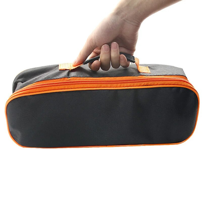 1 υπολογιστή μαύρου αυτοκινήτου που κλείνει με φερμουάρ ανθεκτικό στη φθορά Πρακτική θήκη αποθήκευσης με λαβή ανθεκτική φορητή θήκη τσάντα εργαλείων ηλεκτρικής σκούπας