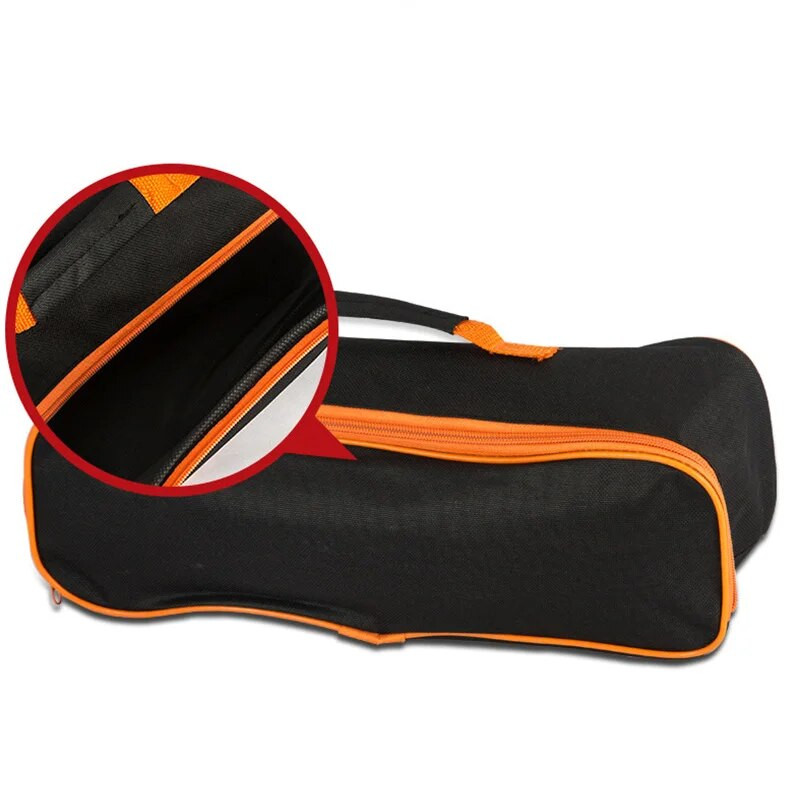 1 υπολογιστή μαύρου αυτοκινήτου που κλείνει με φερμουάρ ανθεκτικό στη φθορά Πρακτική θήκη αποθήκευσης με λαβή ανθεκτική φορητή θήκη τσάντα εργαλείων ηλεκτρικής σκούπας