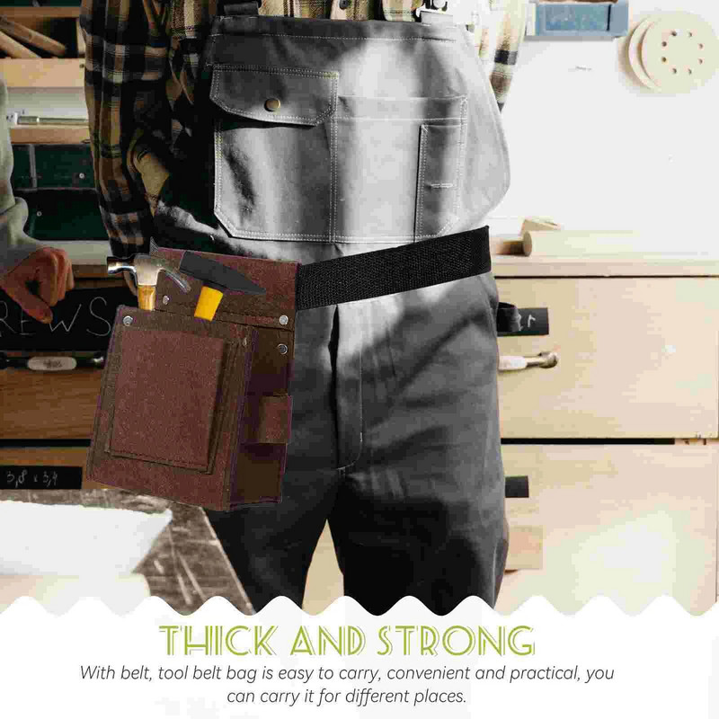 Instrumentu uzglabāšanas soma Siksnas Jostas Konstrukcijas maisiņš Instrumenti Maza pārnēsājama galdnieka kabata