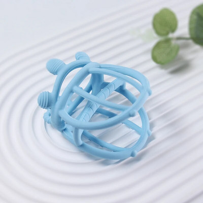 1 τεμ. Baby Teether Toys 0 έως 12 μηνών Προπόνηση Grip Strength Baby Chewing Toy Crown Newborn Health Molar Chewing Αξεσουάρ