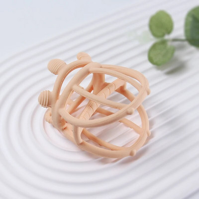 1 τεμ. Baby Teether Toys 0 έως 12 μηνών Προπόνηση Grip Strength Baby Chewing Toy Crown Newborn Health Molar Chewing Αξεσουάρ