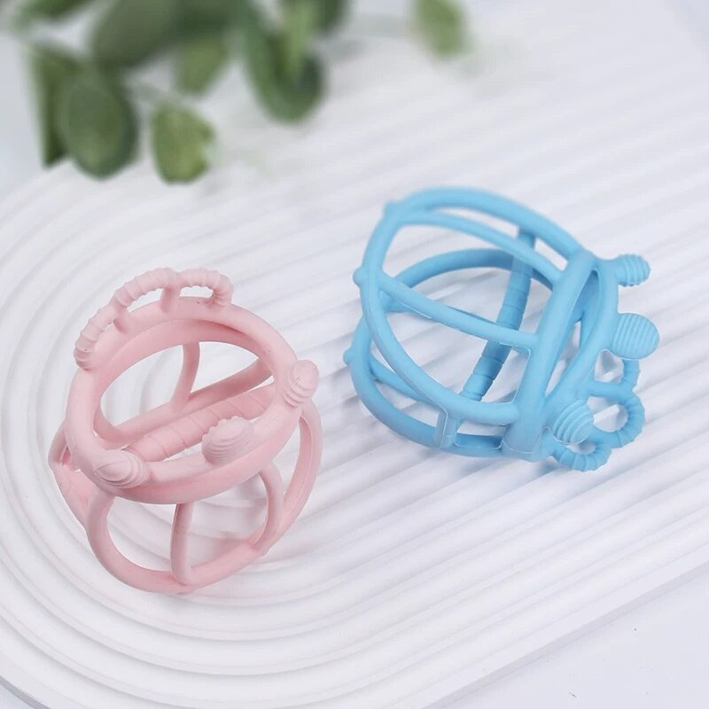 1 τεμ. Baby Teether Toys 0 έως 12 μηνών Προπόνηση Grip Strength Baby Chewing Toy Crown Newborn Health Molar Chewing Αξεσουάρ
