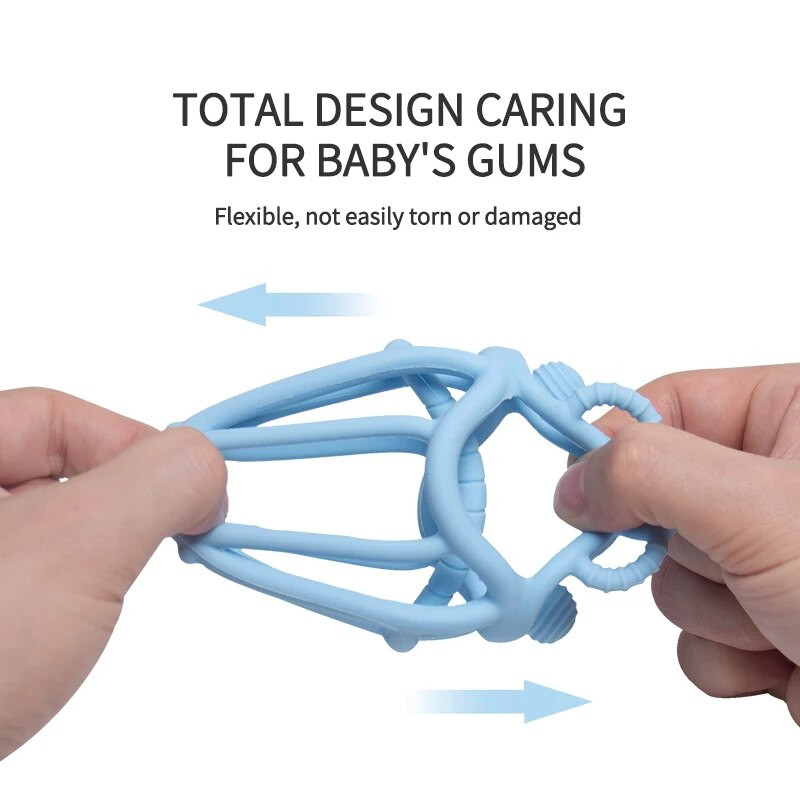 1 τεμ. Baby Teether Toys 0 έως 12 μηνών Προπόνηση Grip Strength Baby Chewing Toy Crown Newborn Health Molar Chewing Αξεσουάρ